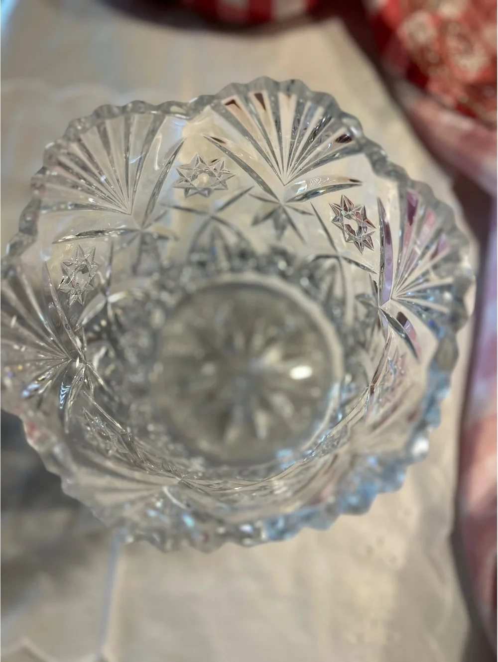ready  THE ANTIQUE YARD Vintage JG Durand 'Vincennes' Crystal Champagne Cooler